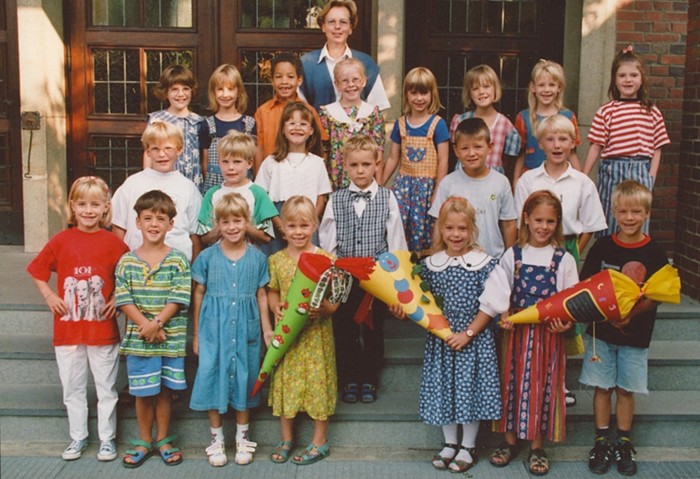 1997 Klasse 1d - Klassenlehrerin Ursula Franzke