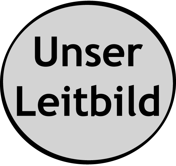 Button unser Leitbild grau